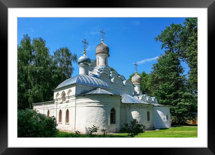 The Church Of Michael The Archangel. Framed Mounted Print by Valerii Soloviov