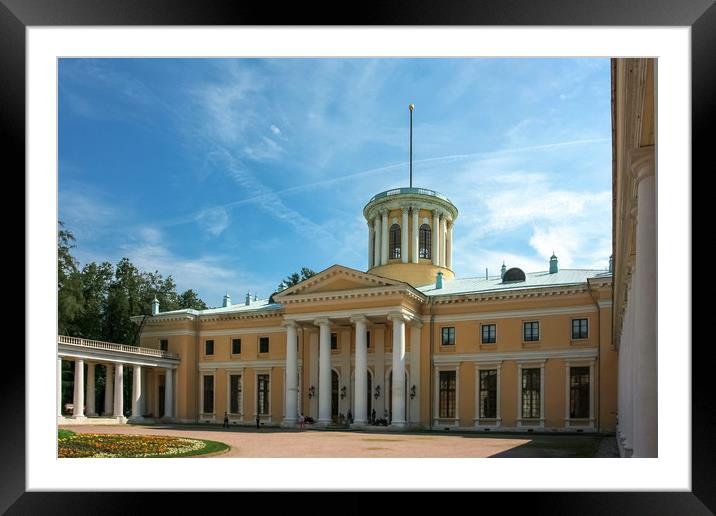 The Museum-estate  Arkhangelskoye. Framed Mounted Print by Valerii Soloviov