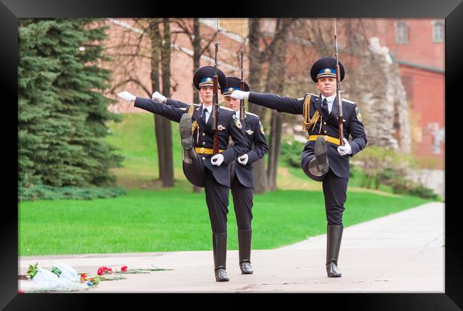 A guard of honor. Framed Print by Valerii Soloviov