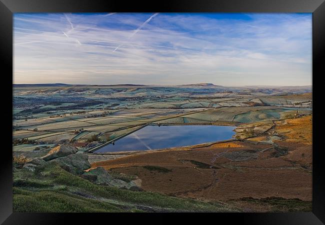 Majestic Sunrise over Yorkshire Dales Framed Print by Jim Round