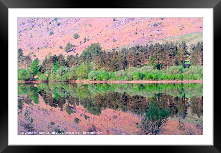 Mirror Lake Framed Mounted Print by Philip Gough
