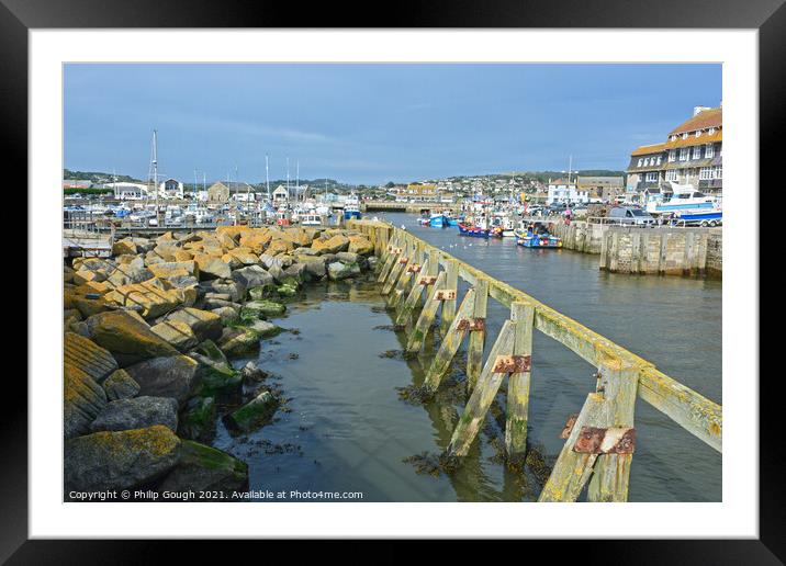 West Bay view Framed Mounted Print by Philip Gough
