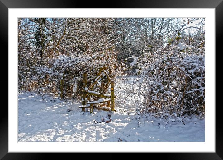 Snow Stile Framed Mounted Print by Philip Gough