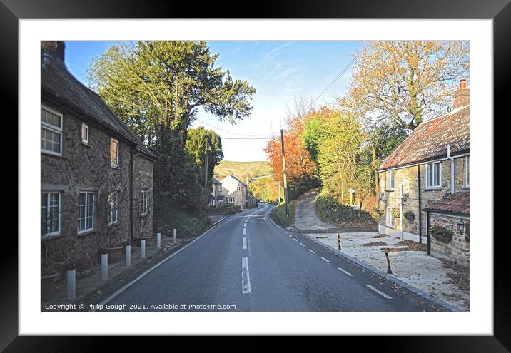 Outdoor road Framed Mounted Print by Philip Gough