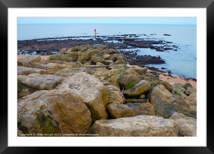 Outdoor stonerock Framed Mounted Print by Philip Gough