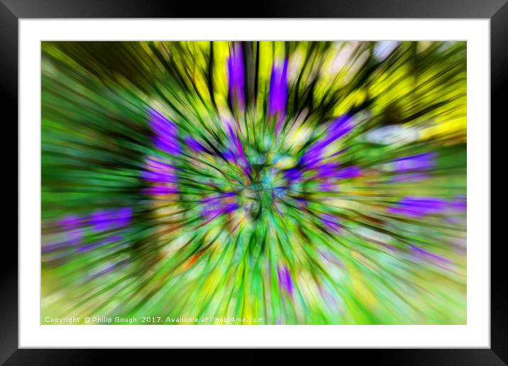 Implode Framed Mounted Print by Philip Gough