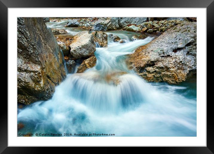 Mountain river Framed Mounted Print by Ragnar Lothbrok