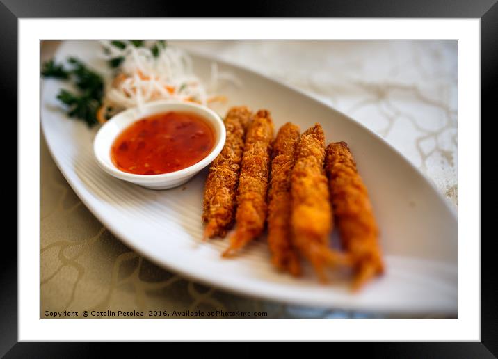 Vietnamese recipe with prawns Framed Mounted Print by Ragnar Lothbrok