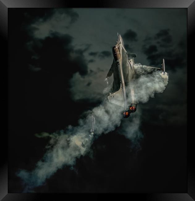 The French Dassault Rafale Framed Print by Mark Lynham