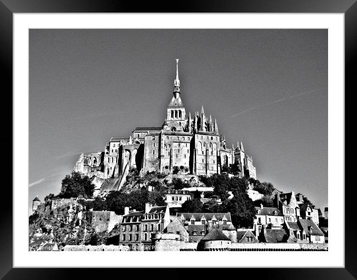 Mont St  Michel Framed Mounted Print by michael Bryan