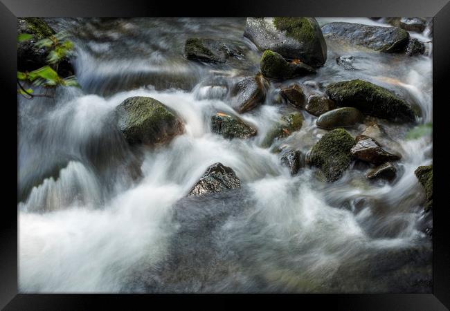 Soft Water Framed Print by Janette Hill