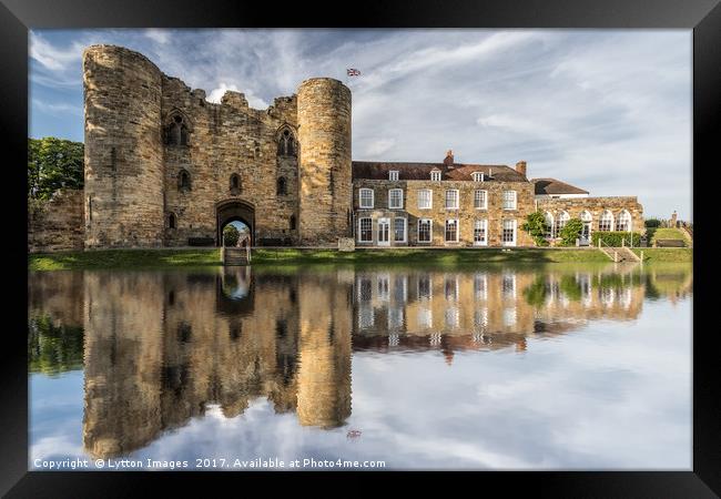Tonbridge Castle Reflections 2 Framed Print by Wayne Lytton
