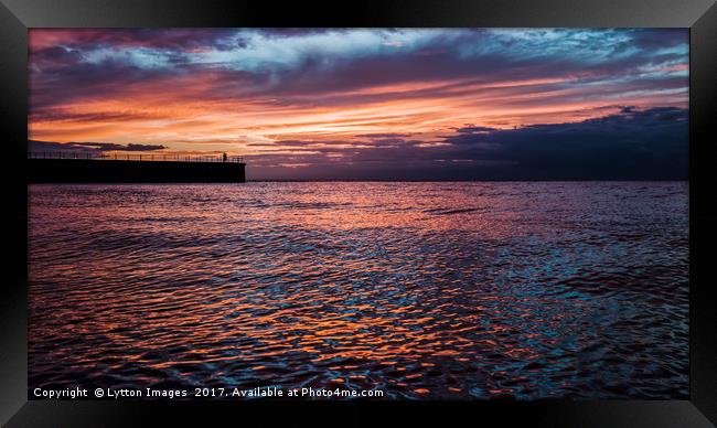 Romantic Sunset 2 Framed Print by Wayne Lytton