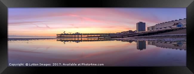 Herne Bay Seafront  panoramic Framed Print by Wayne Lytton