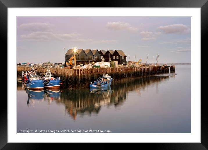 Nautical Whitstable  Framed Mounted Print by Wayne Lytton