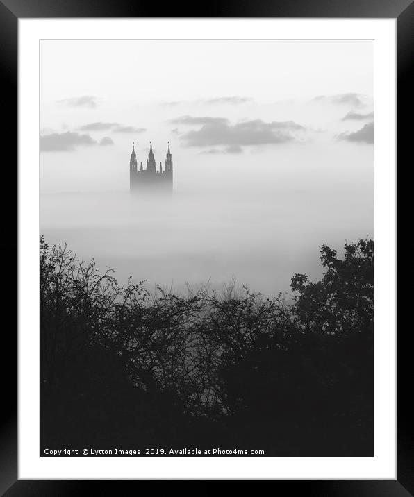 Castles In The Sky Framed Mounted Print by Wayne Lytton