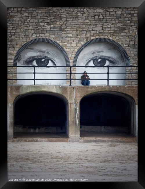 Folkestone Cries  Framed Print by Wayne Lytton