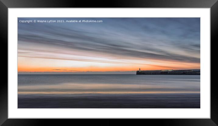 Sky cloud Framed Mounted Print by Wayne Lytton