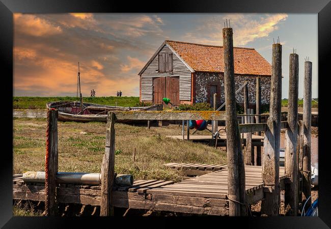 Rustic Charm by the Coast Framed Print by Kevin Snelling