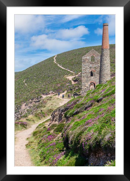 Majestic Tin Mines Framed Mounted Print by Kevin Snelling
