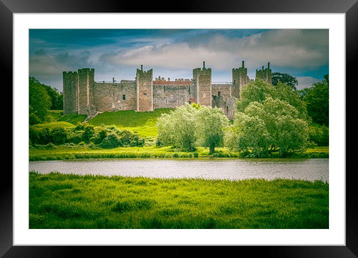 Majestic Fortress on the Hill Framed Mounted Print by Kevin Snelling