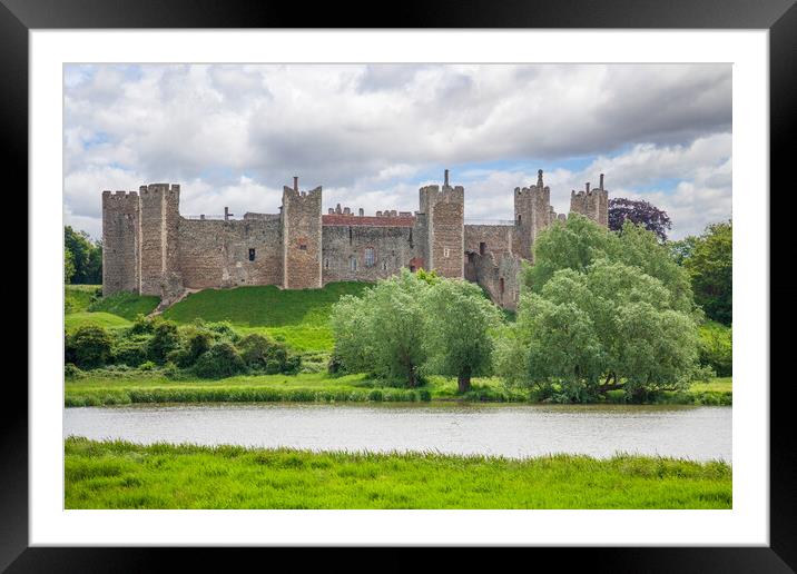 Majestic Medieval Fortress Framed Mounted Print by Kevin Snelling