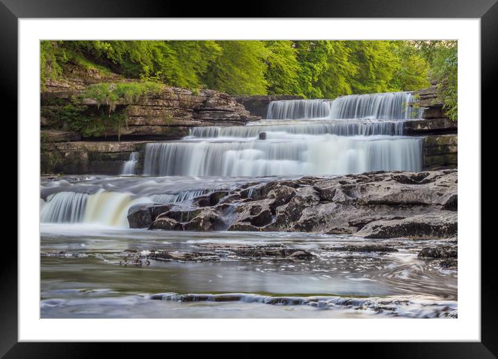 Majestic Aysgarth Falls Framed Mounted Print by Kevin Snelling