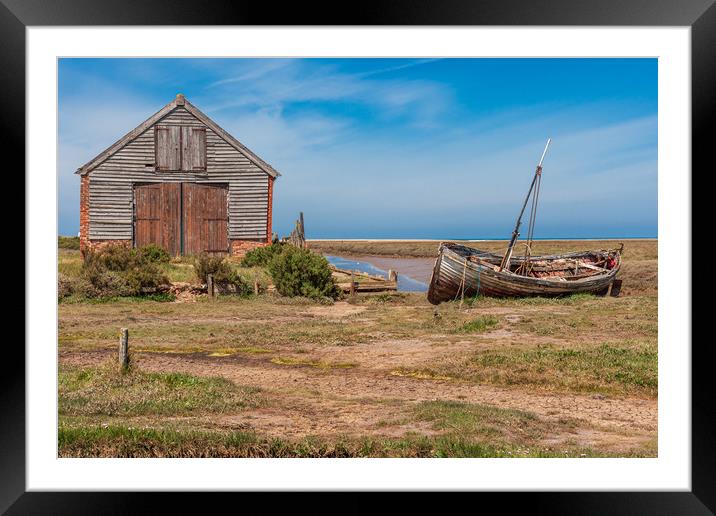 The Old Boat Shed Framed Mounted Print by Kevin Snelling
