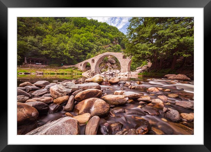 The Enchanting Devils Bridge Framed Mounted Print by Kevin Snelling