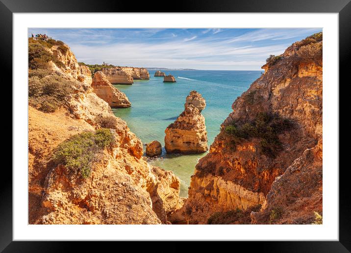 Majestic Marinha Beach Framed Mounted Print by Kevin Snelling