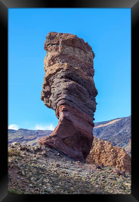 Majestic Teides Guardian Framed Print by Kevin Snelling