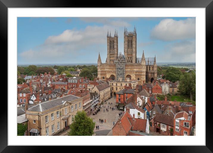 Majestic Lincoln Cathedral Framed Mounted Print by Kevin Snelling