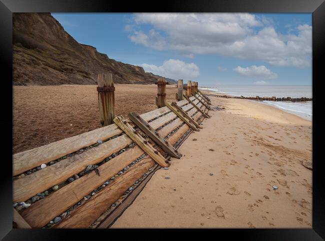 Overstrand Beach Framed Print by Kevin Snelling