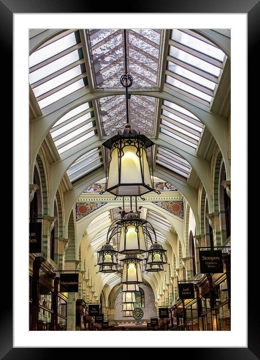 norwich royal arcade Framed Mounted Print by Kevin Snelling