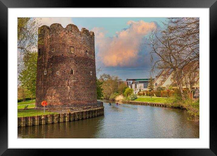 Majestic Norwich Cow Tower Framed Mounted Print by Kevin Snelling