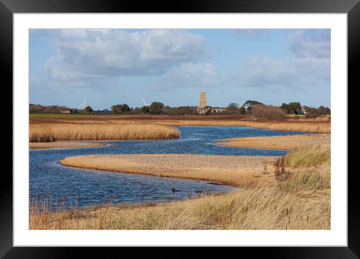 Majestic Saltmarsh  Framed Mounted Print by Kevin Snelling