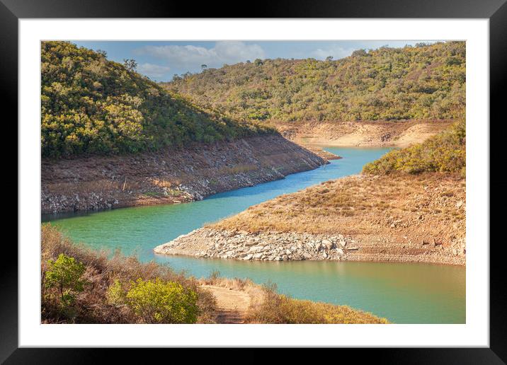 Serene Waterside Haven Framed Mounted Print by Kevin Snelling