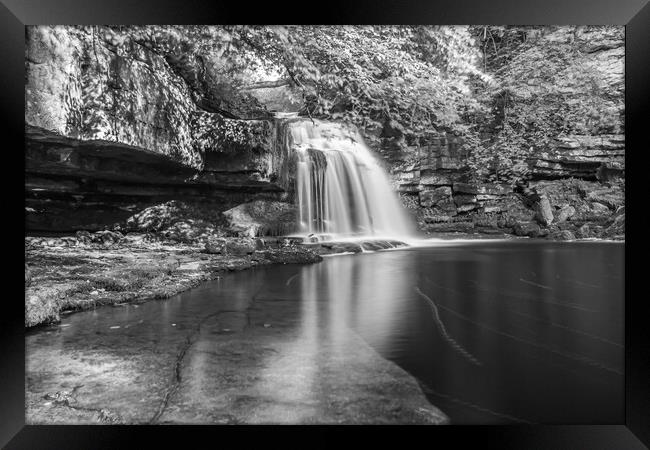 Majestic Cauldron Falls Framed Print by Kevin Snelling