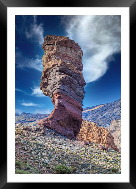 Majestic Teide Canyon Framed Mounted Print by Kevin Snelling