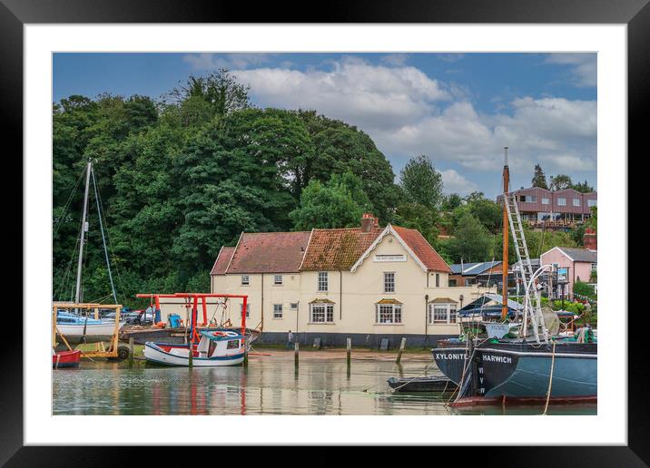 Serenity in Pin Mill Framed Mounted Print by Kevin Snelling
