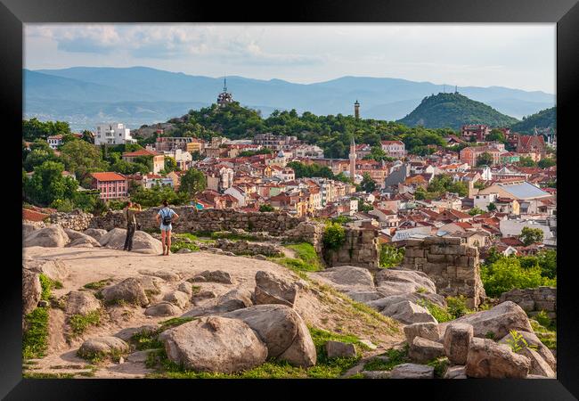 Majestic View of Plovdiv Framed Print by Kevin Snelling