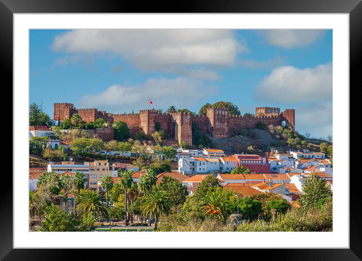 Majestic Medieval Fortress Framed Mounted Print by Kevin Snelling