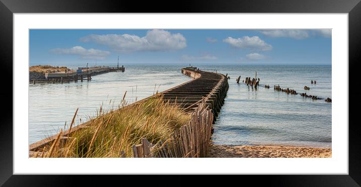 Serenity on Suffolk Shore Framed Mounted Print by Kevin Snelling