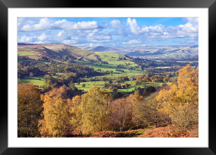 Hathersage and Hope Valley Framed Mounted Print by Chris Harris