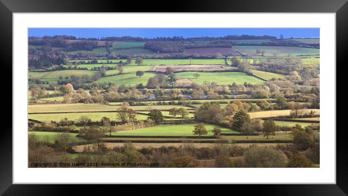 Slice of Cotswolds Framed Mounted Print by Chris Harris