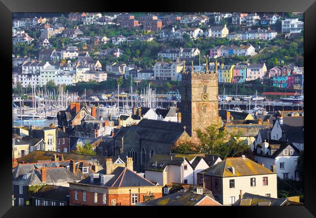 Dartmouth and Kingswear Framed Print by Chris Harris