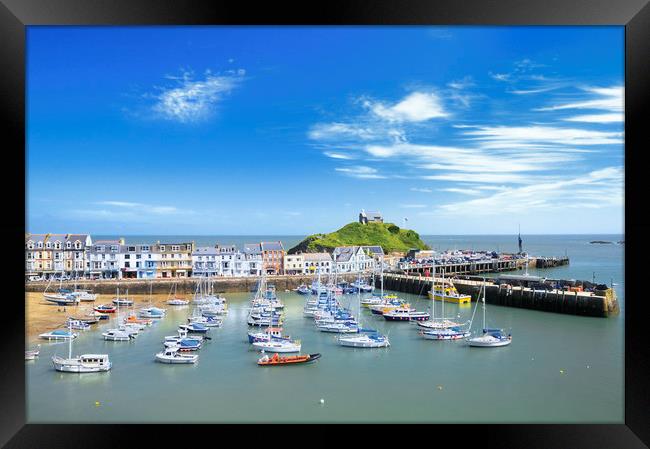 Ilfracombe in summer Framed Print by Chris Harris