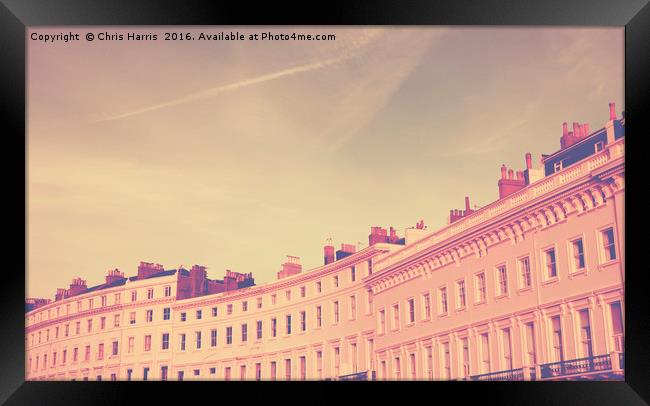 Brighton retro Framed Print by Chris Harris