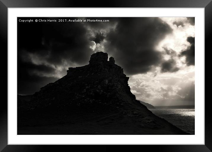 Valley of the Rocks Framed Mounted Print by Chris Harris
