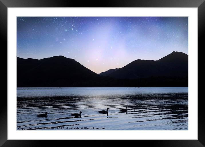 Derwentwater delight Framed Mounted Print by Chris Harris